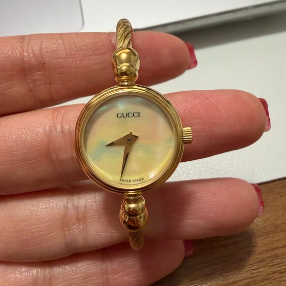 GUCCI Jewelry - 100% Authentic Vintage Mother of Pearl Gucci Watch